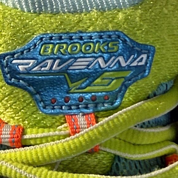 Brooks Ravenna 5 Womens Sz 11.5  B Blue/Orange/Green Running Shoes (1201491B834) - Picture 7 of 8